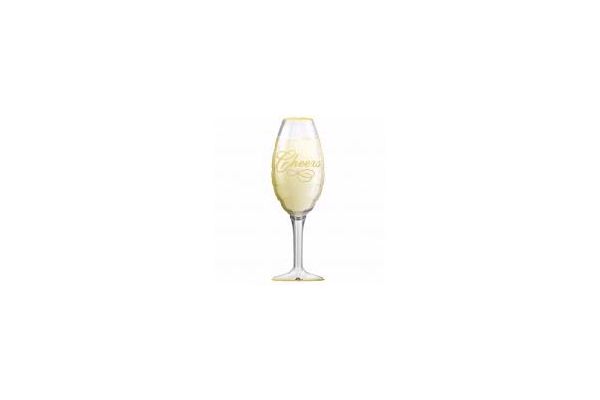 Champagne Glass Jumbo Foil Balloon