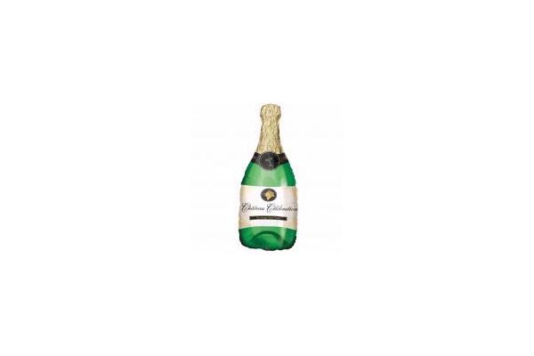 Champagne Bottle Jumbo Foil Balloon