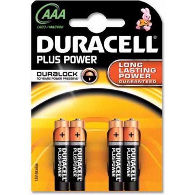  Duracell Aaa Plus Power   (pack quantity 4) X10