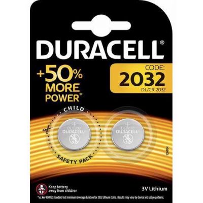  3v Duracell Dl2032 Lithium    (pack quantity 2) X10