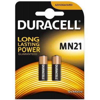  12v Duracell Mn21 Alkaline   (pack quantity 2) X10