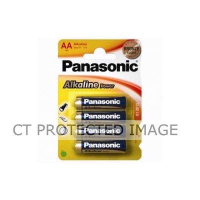  Lr6b4 Aa Alkaline Panasonic   (pack quantity 4) X12