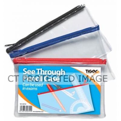 Small Flat Exam Pencil Case