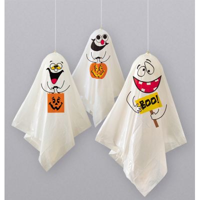  Ghost Hanging Decorations (pack quantity 3) 