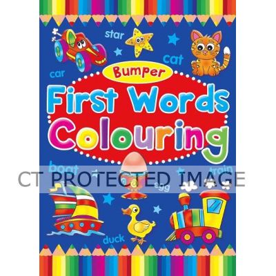 First Words Bumper Colouring