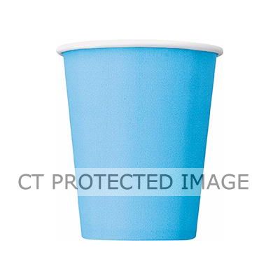  9oz Powder Blue Cups (pack quantity 14) 