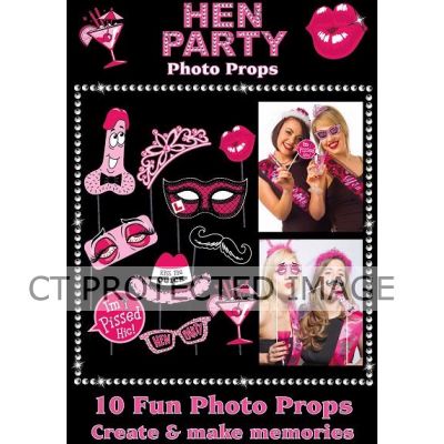 Hen Party Photo Props