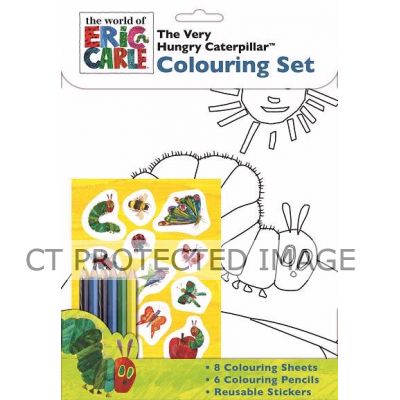 Hungry Caterpillar Colouring Set