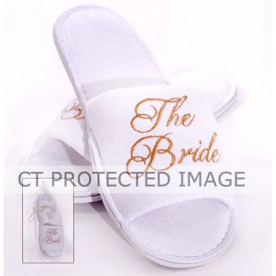 Spa Slippers For The Bride