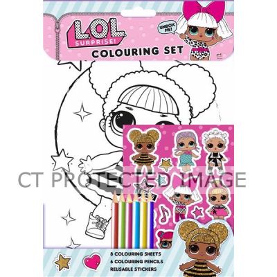 Lol Surprise Colouring Set