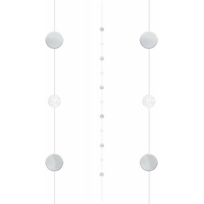 White And Silver Balloon String