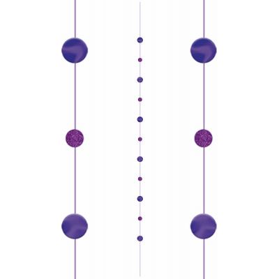Purple Balloon String