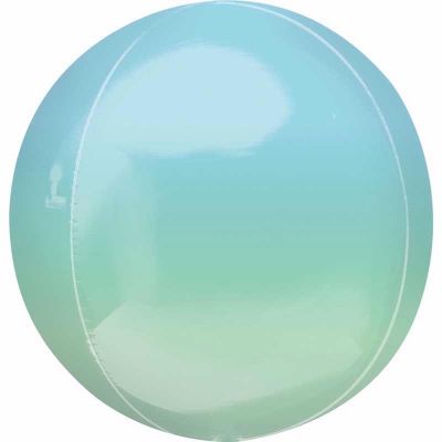 15 Inch Ombre Blue & Green Orbz