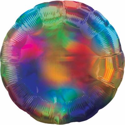 18 Inch Iridescent Rainbow Circle Foil