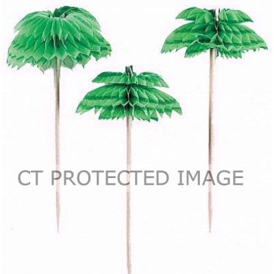  Honeycomb Palm Tree Picks (pack quantity 10) 
