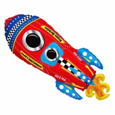 28 Inch Rocket Foil Balloon