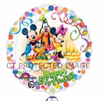 Mickey & Friends Party 18 Inch Foil Balloon