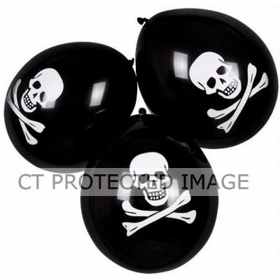  25cm Pirate Balloons (pack quantity 6) 