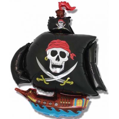 Pirate Ship Shaped Foil Balloon