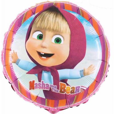 18 Inch Masha And The Bear Foil Balloon