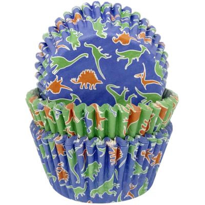 Dino Cupcake Cases (pack quantity 75)