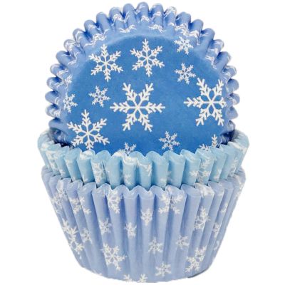 Snowflake Cupcake Cases (pack quantity 75)