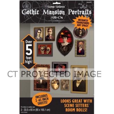  Gothic Portraits Scene Setter (pack quantity 2) 