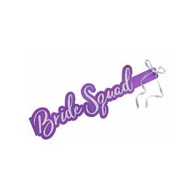  Bride Squad Sashes (pack quantity 5) 