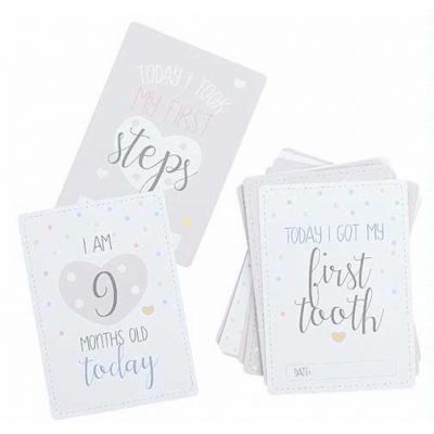 20pc Baby Shower Milestone Cards