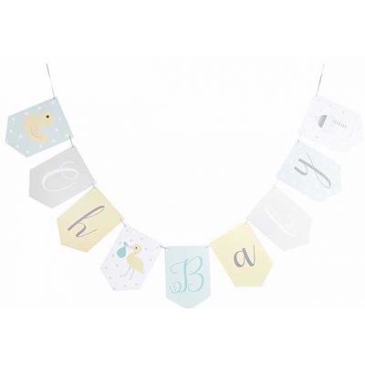 2.5m Oh Baby Card Unisex Bunting