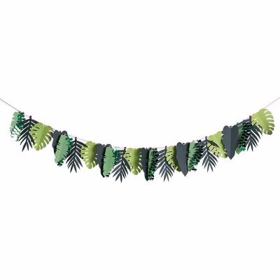 Tropical Leaf Card Garland