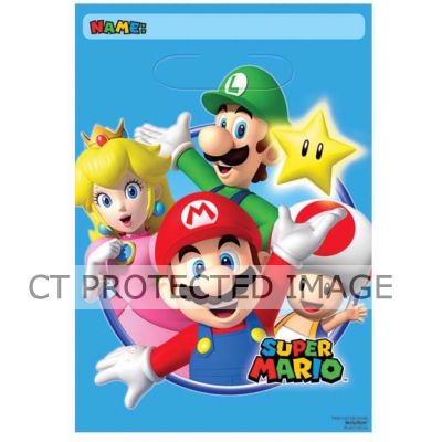  Super Mario Loot Bags (pack quantity 8) 