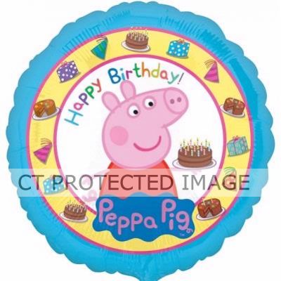 Peppa Pig Happy Birthday 18 Inch Foil
