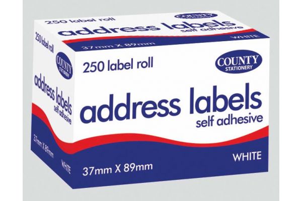  Address Labels   (pack quantity 250) X12