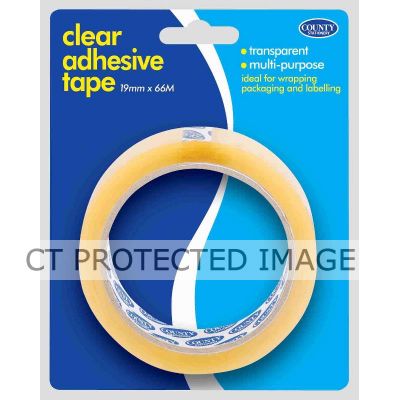 Clear Tape 19x66m