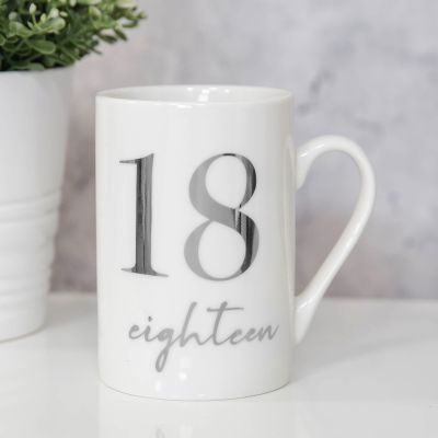 18th Bone China With Silver Foil