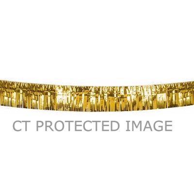 6m Gold Metallic Fringe Decoration