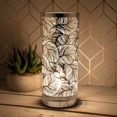 Desire Leaf Touch Lamp Silver