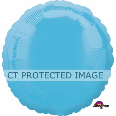 18 Inch Caribbean Blue Circle Foil