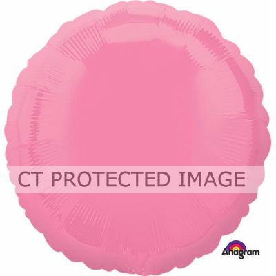18 Inch Bright Pink Circle Foil
