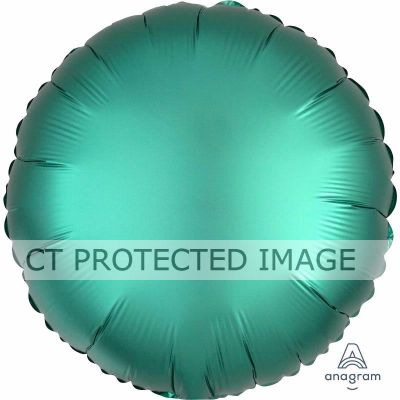 Satin Luxe Jade Circle 18 Inch Foil