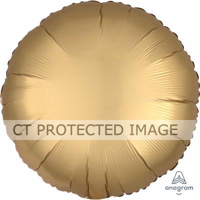 Satin Luxe Gold Sateen Circle 18 Inch Foil