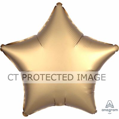 Satin Luxe Gold Sateen Star 19in