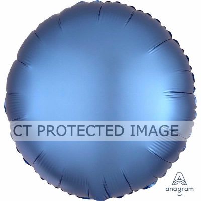 Satin Luxe Azure Circle 18 Inch Foil