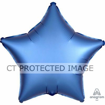 Satin Luxe Azure Star 19 Inch Foil