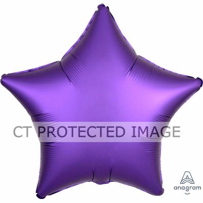 Satin Luxe Purple Royale 19 Inch Star