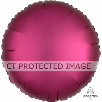 Satin Luxe Pomegranate Circle 18 Inch Foil