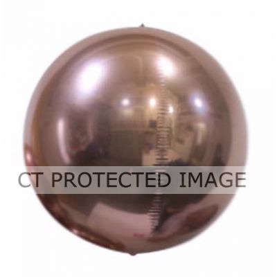 7 Inch Rose Gold Mirror Ball Foil