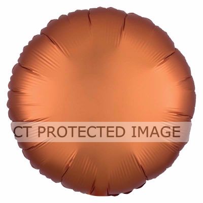 18 Inch Satin Luxe Amber Circle Foil