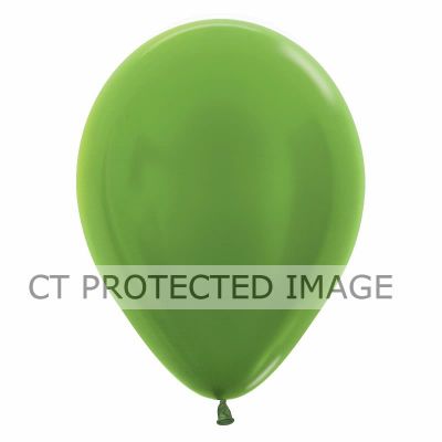  12 Inch Metallic Lime Green Sempertex (pack quantity 50) 